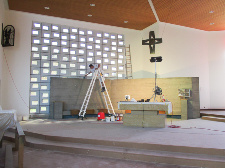 Renovation Kath. Kirche Wallbach vorher